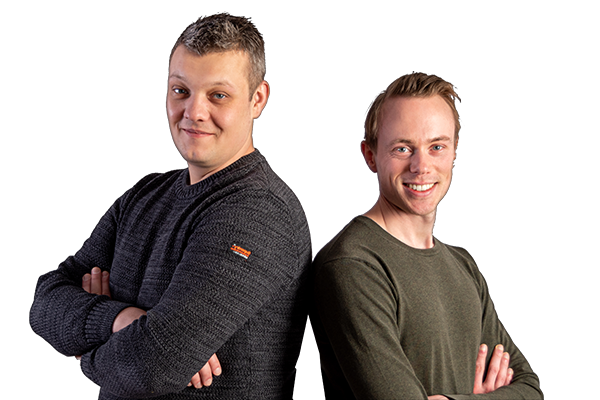 Founders Jasper Berkhout & Patrick van Haren