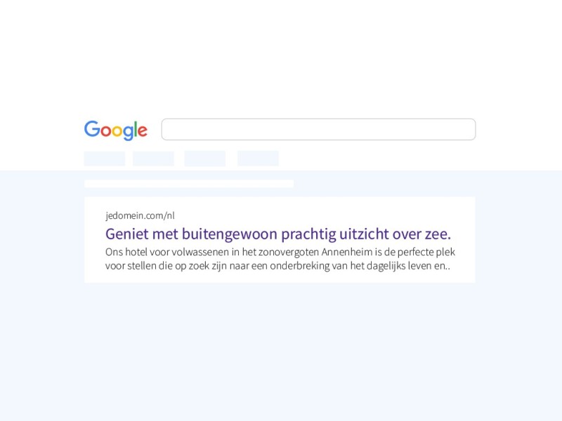 Goed vindbare hotel website maken