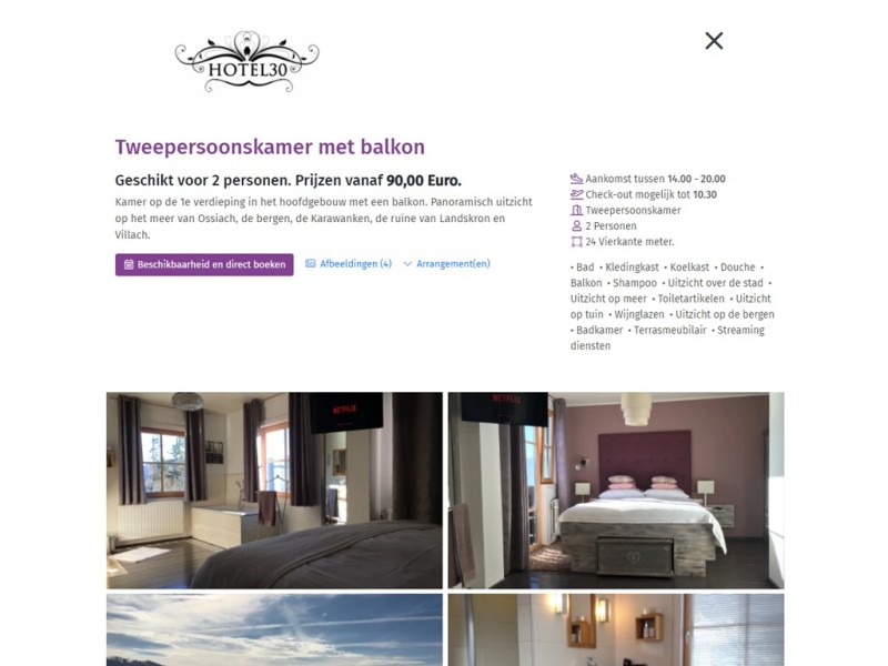 CMS Systeem voor hotel websites