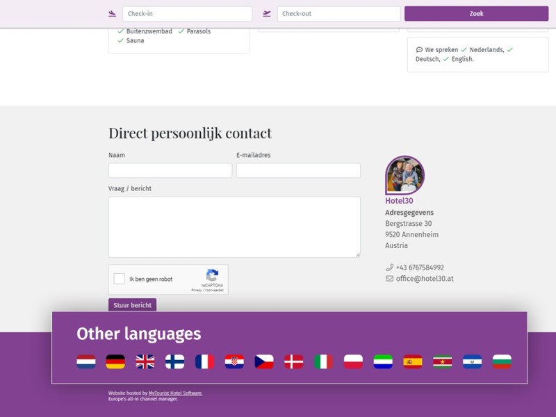 Website Managed CMS hosting systeem