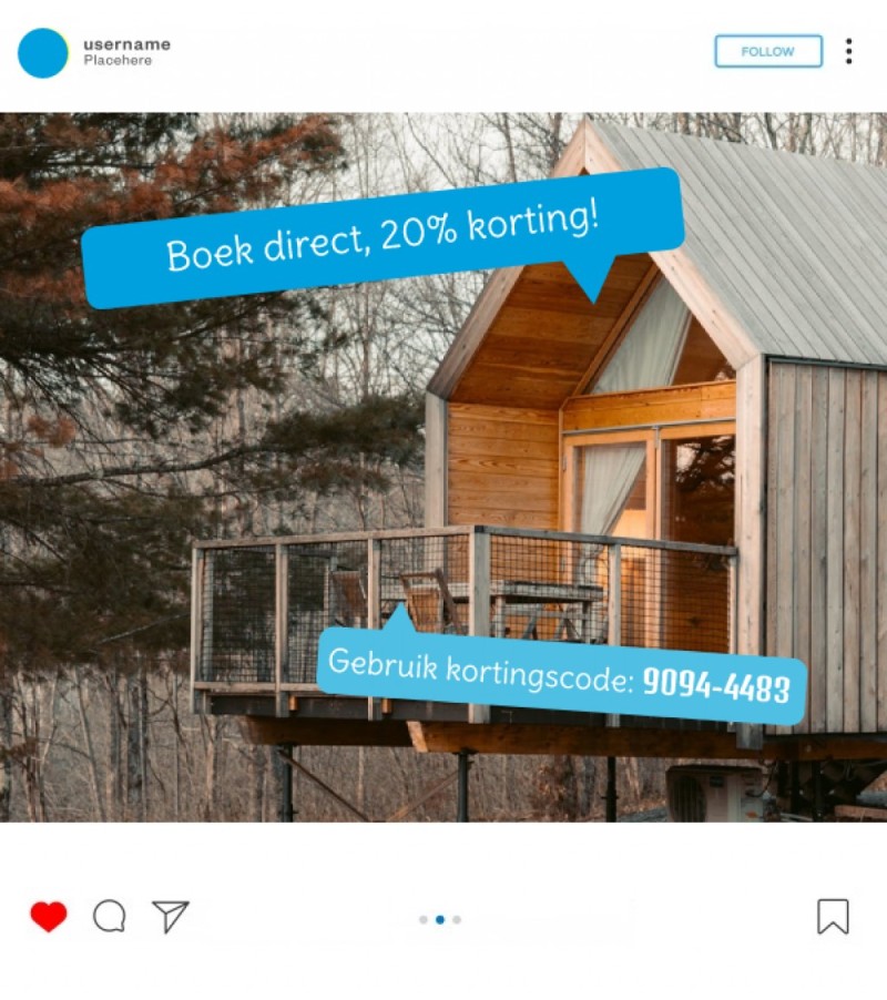 Kortingscode voucher aanmaken voor hotel